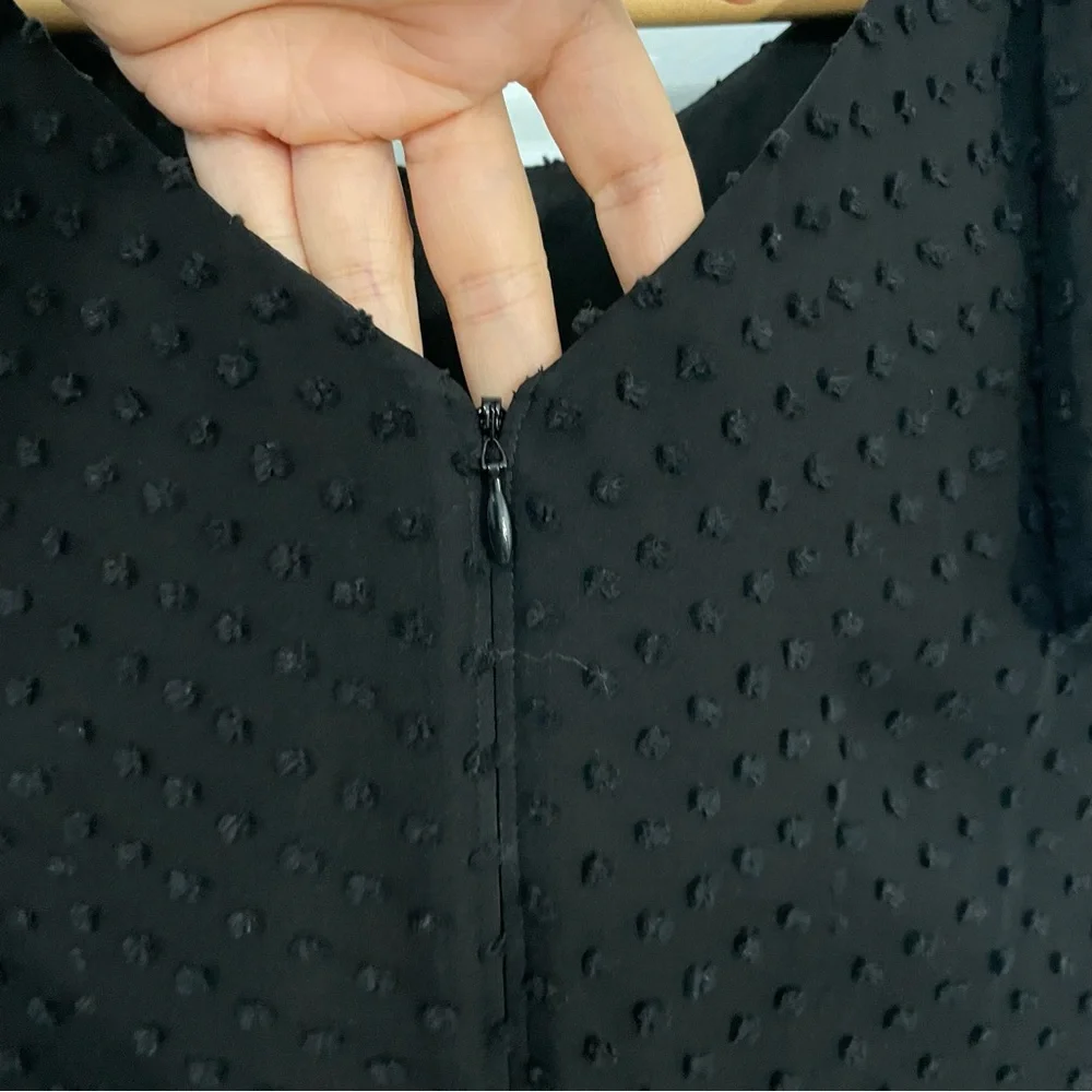 J. Crew Black Silk Blend Elegant Dress Size 2